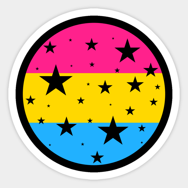 Pan Pride Stars Sticker by anomalyalice